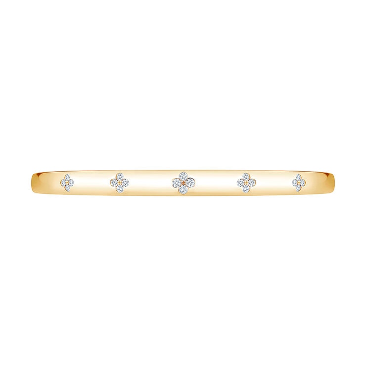 Pulsera Oval de Diamantes 0.40ctw, Oro Amarillo 14K