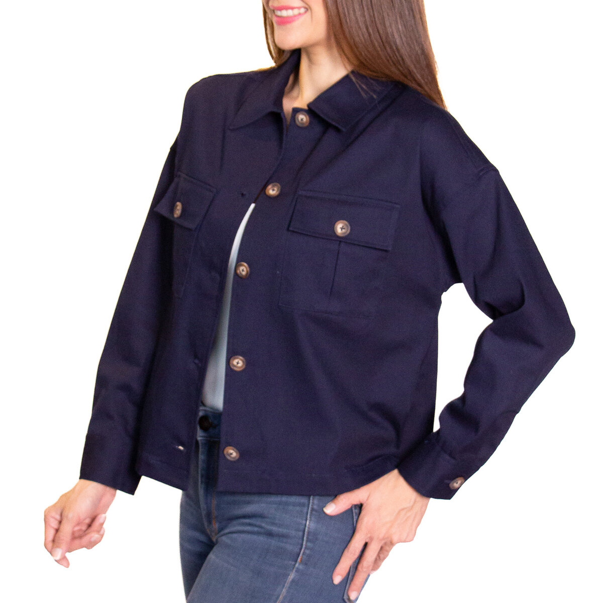 Emporio Colombo , Sobrecamisa Gabardina para Dama, Varios Colores y Tallas