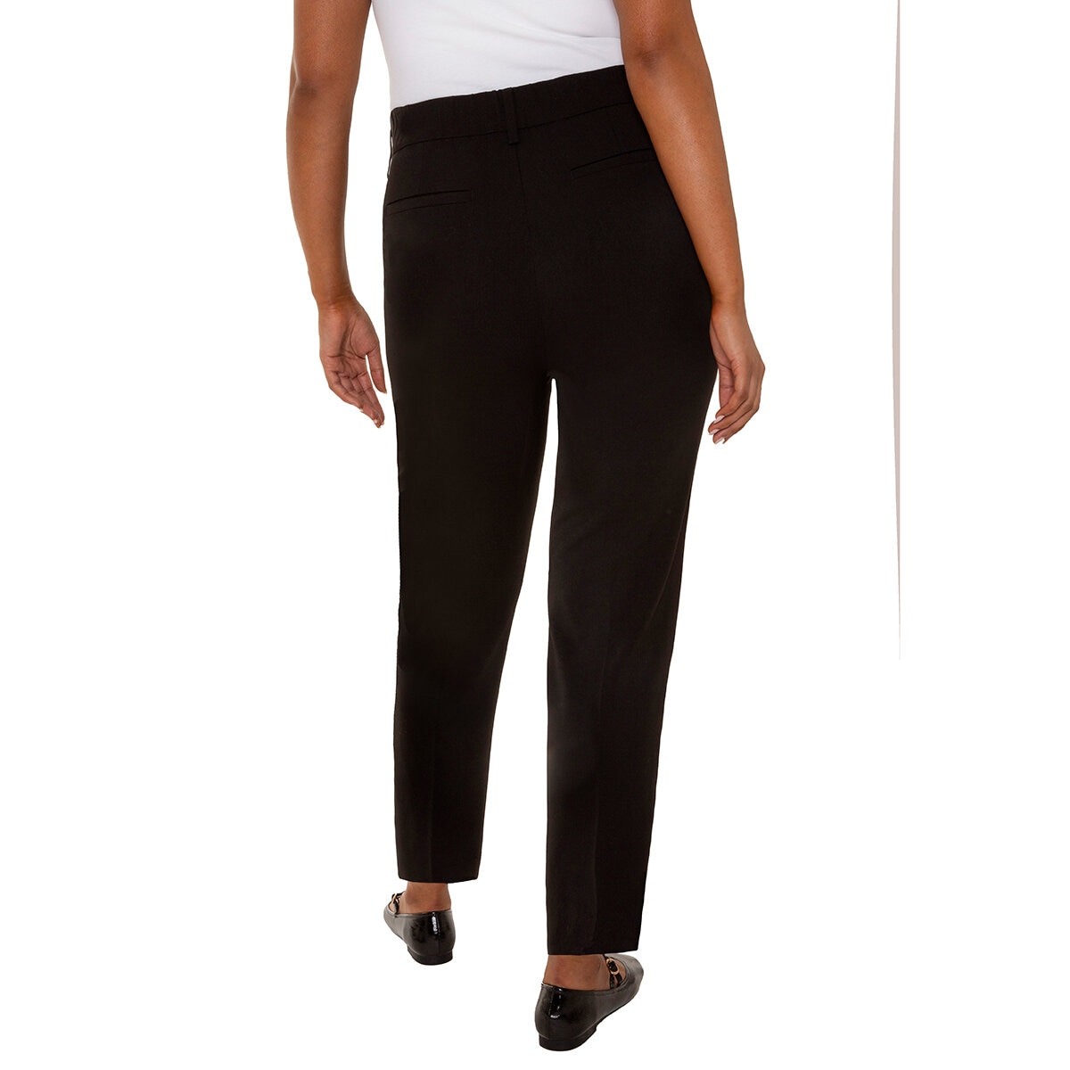 Mario Serrani Italy Pantalón para Dama Negro Extra Grande