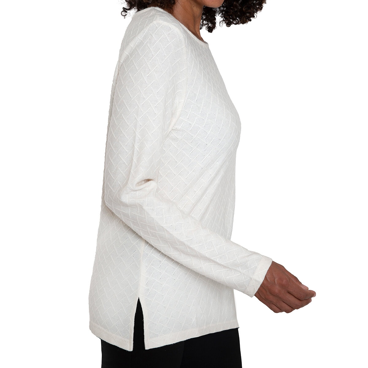 Mario Serrani Italy Blusa estilo túnica para Dama Blanco Extra Grande