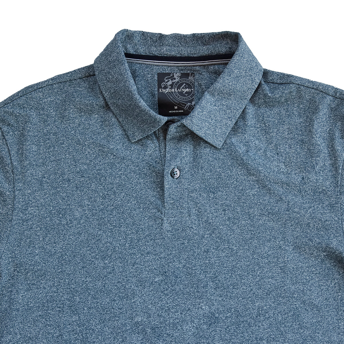 English Laundry Polo para Caballero Azul Mediana