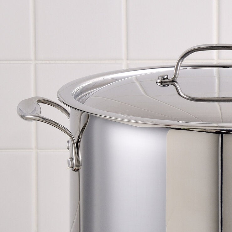 Bergner, Olla de Acero Inoxidable con Tapa de 16 L Bergner, Olla de Acero Inoxidable con Tapa de 16 L