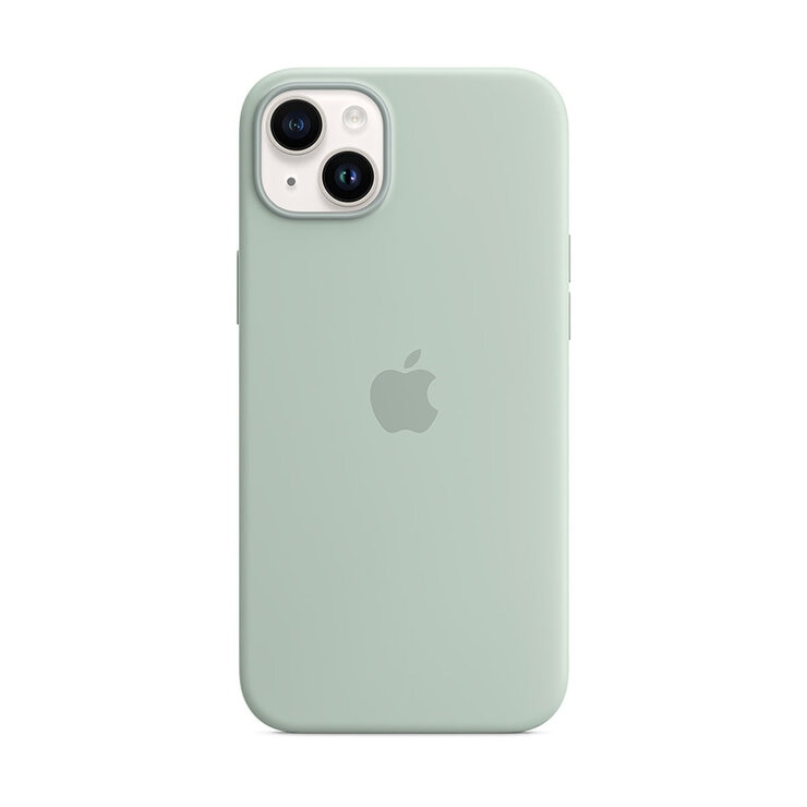 Apple Funda de Silicón con MagSafe para el iPhone 14 Plus Suculenta 
