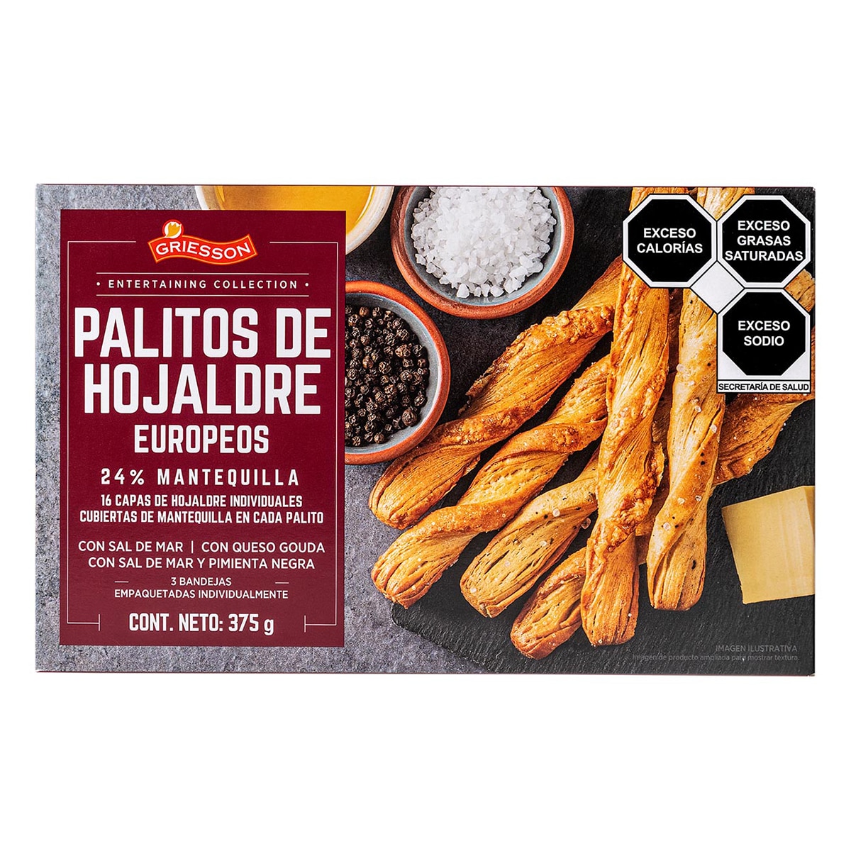 Griesson Palitos de Hojaldre Europeos 375 g