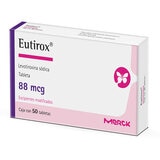 Eutirox 88mcg 50 Tabletas