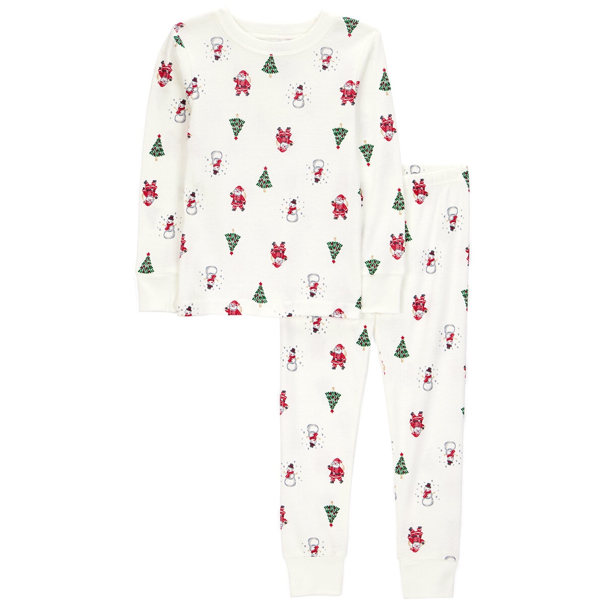 Carter's Pijama 2 piezas para Niños y Niñas Blanco 5 Años