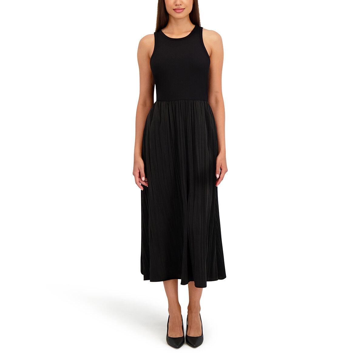 DKNY Vestido para Dama Negro Mediana