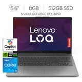 Lenovo LOQ 15IAX9E Laptop Gaming 15.6" Full HD NVIDIA GeForce RTX 3050 Intel Core i5 8GB 512GB SSD