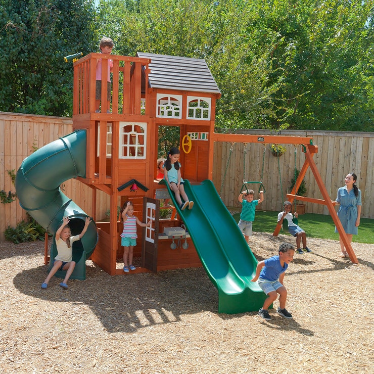 Centro de Juegos para Niños Cedar Summit by KidKraft Cooper Ridge