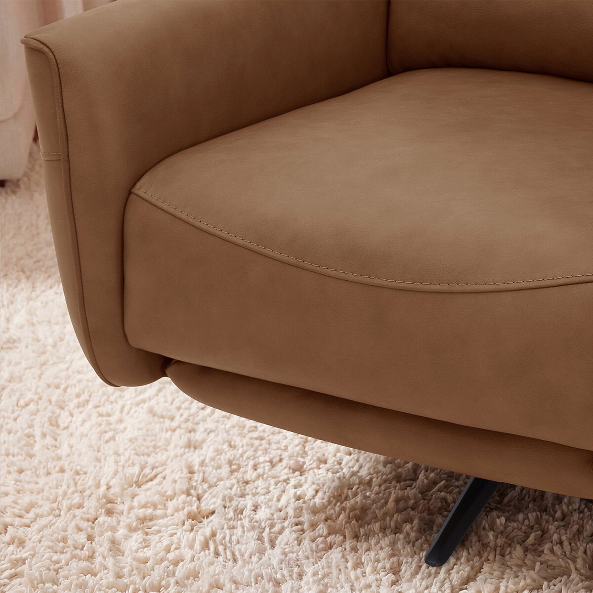 Aiden & Ivy, Sillón Reclinable Manual de Cuero Aiden & Ivy, Sillón Reclinable Manual de Cuero