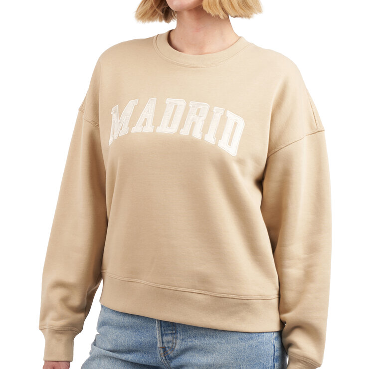 Elle Sport Sudadera para Dama Crema Grande Elle Sport Sudadera para Dama Crema Grande