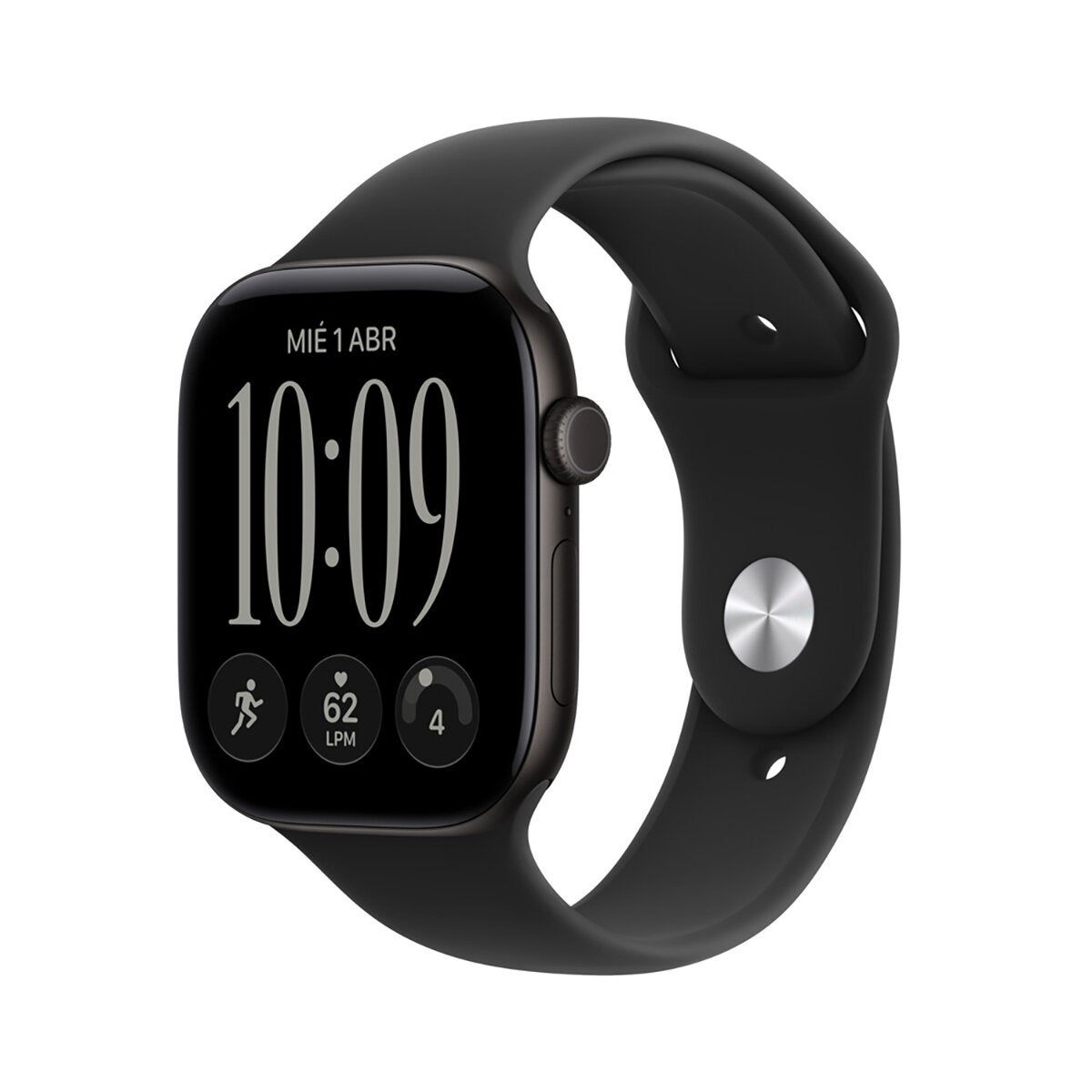 Apple Watch Series 12 (GPS + Celular) 46mm Aluminio Negro + Correa Deportiva Negra - Talla M/L Apple Watch Series 12 (GPS + Celular) 46mm Aluminio Negro + Correa Deportiva Negra - Talla M/L
