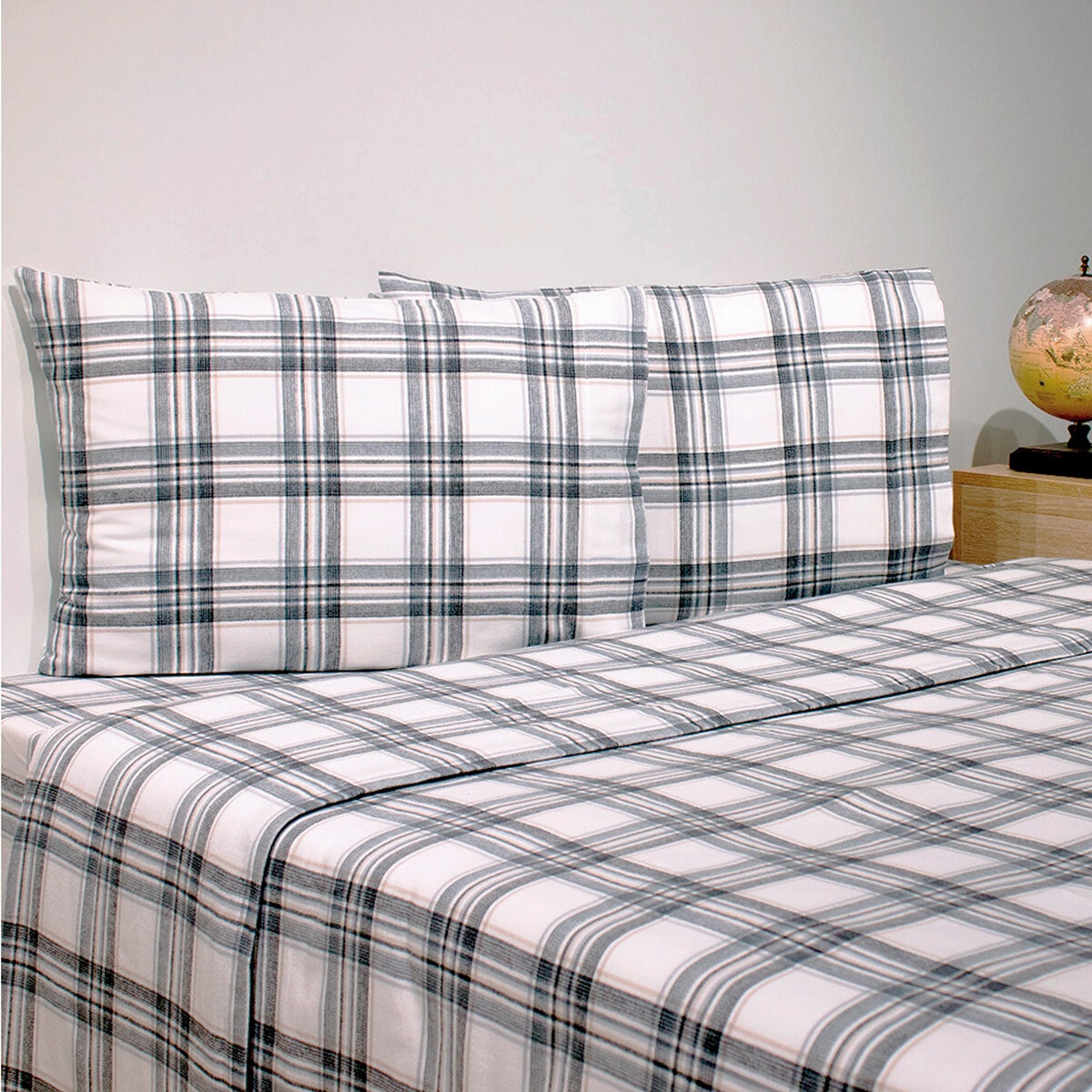 Flannel From Portugal Juego de Sábanas de Franela Tamaño King 4 Piezas Varios Modelos