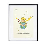 Black Is Color, Cuadro Decorativo El Principito, Enmarcado "Un Abrazo de la Tierra"