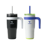 Reduce 2 Vasos Aislados al Vacío de 710 mL, Negro y Blanco