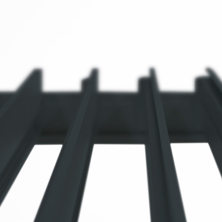 Zhengte, Pérgola de Aluminio de 3m x 6m, Color Negro
