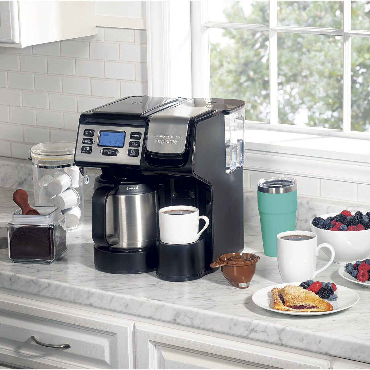 Hamilton Beach Cafetera FlexBrew 3 en 1