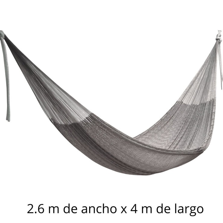 Arte Mayab, Hamaca Modelo Exteria, para Exterior, Color Gris
