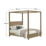Universal Broadmoore, Cama Tamaño Queen Con Dosel