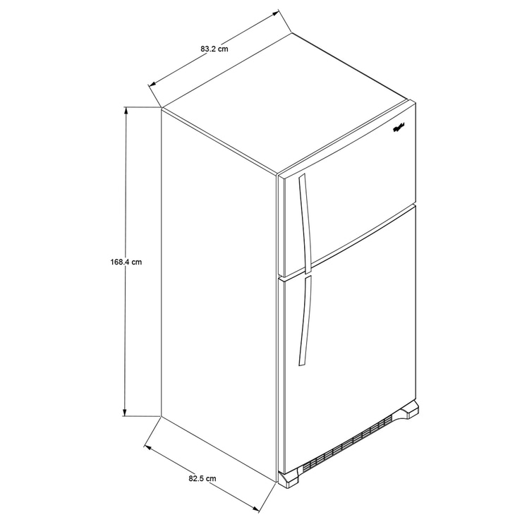 Whirlpool Refrigerador 21' Top Mount