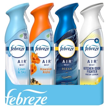 Febreze Air Aromatizante Ambiental 4 pzs de 250 gr