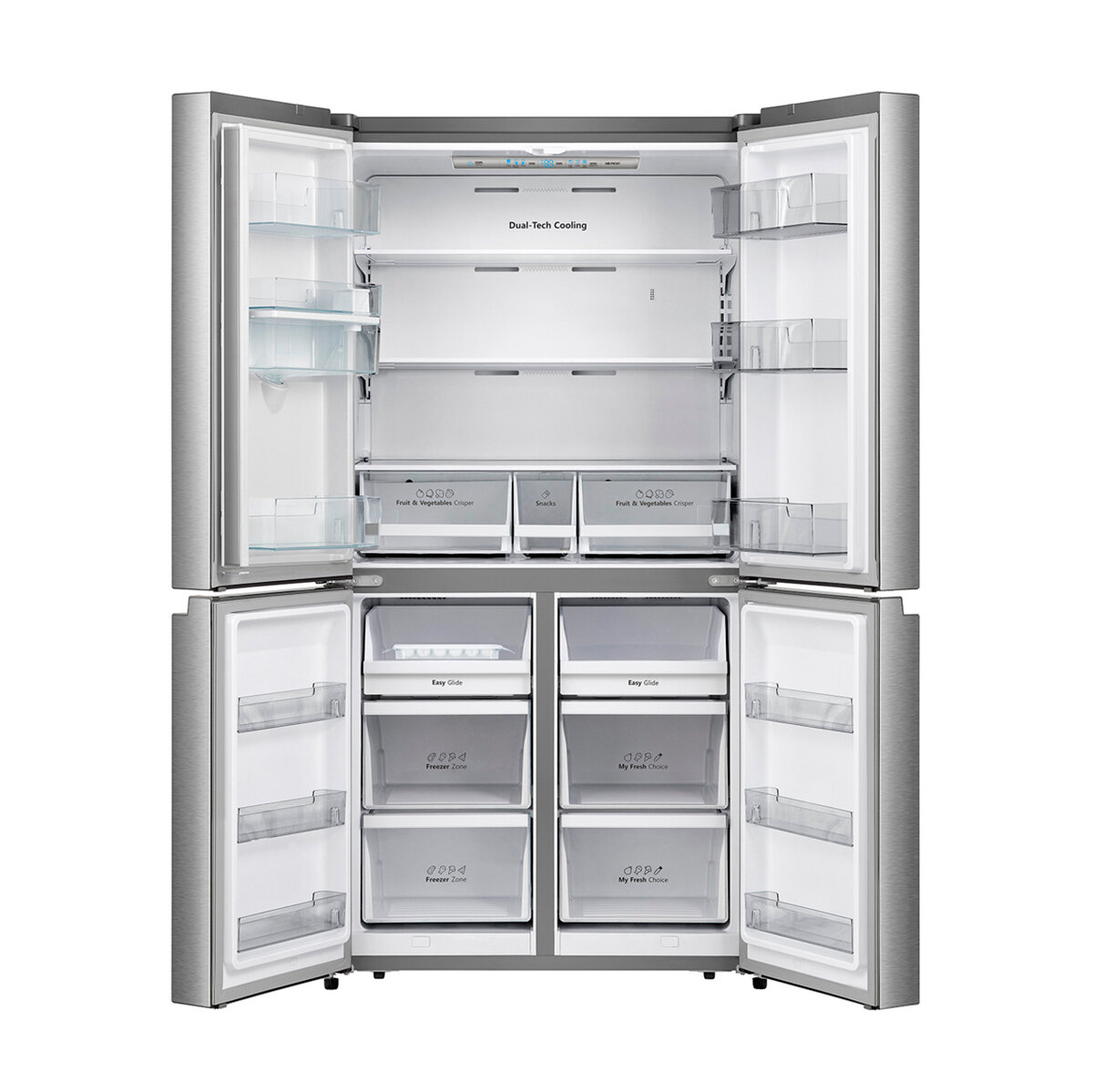 Hisense Refrigerador 21'  cuatro puertas