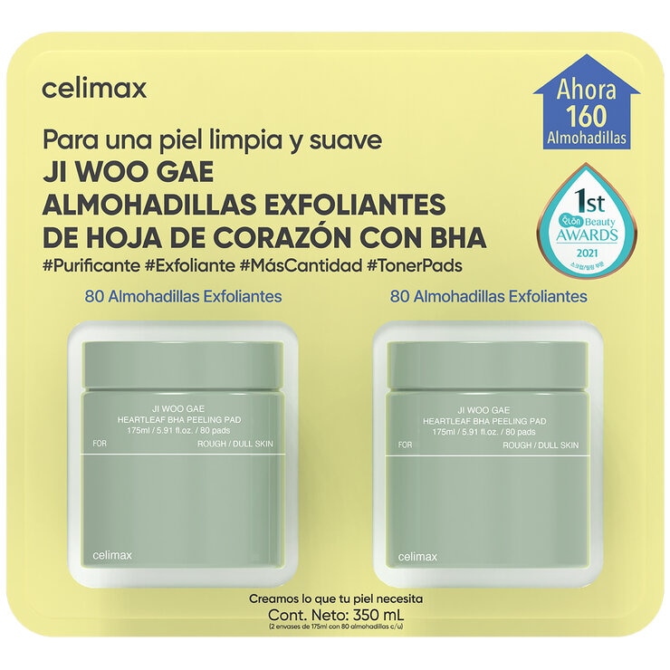 Celimax Ji Woo Gae Almohadillas Exfoliantes 160 pzas