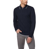 Buffalo David Bitton Suéter tipo polo para Caballero Azul Grande