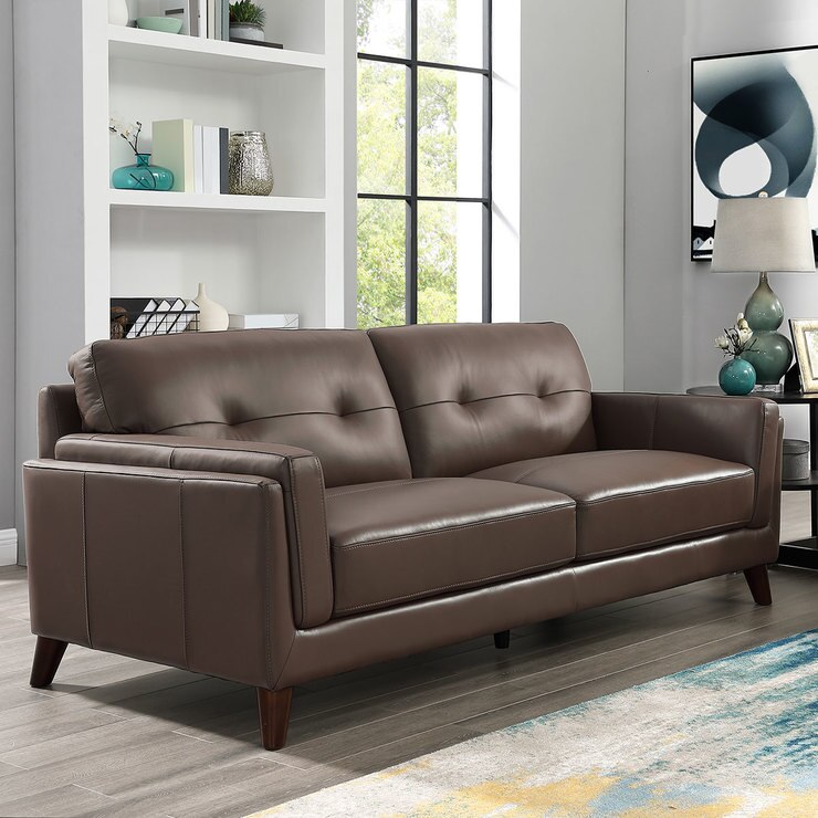 Prospera Home, Monterey, sofá, piel Costco México