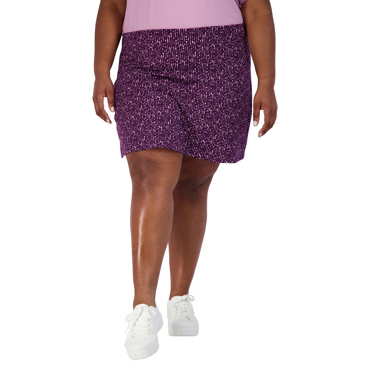 Tranquility Falda con short para Dama Morado 2X Grande