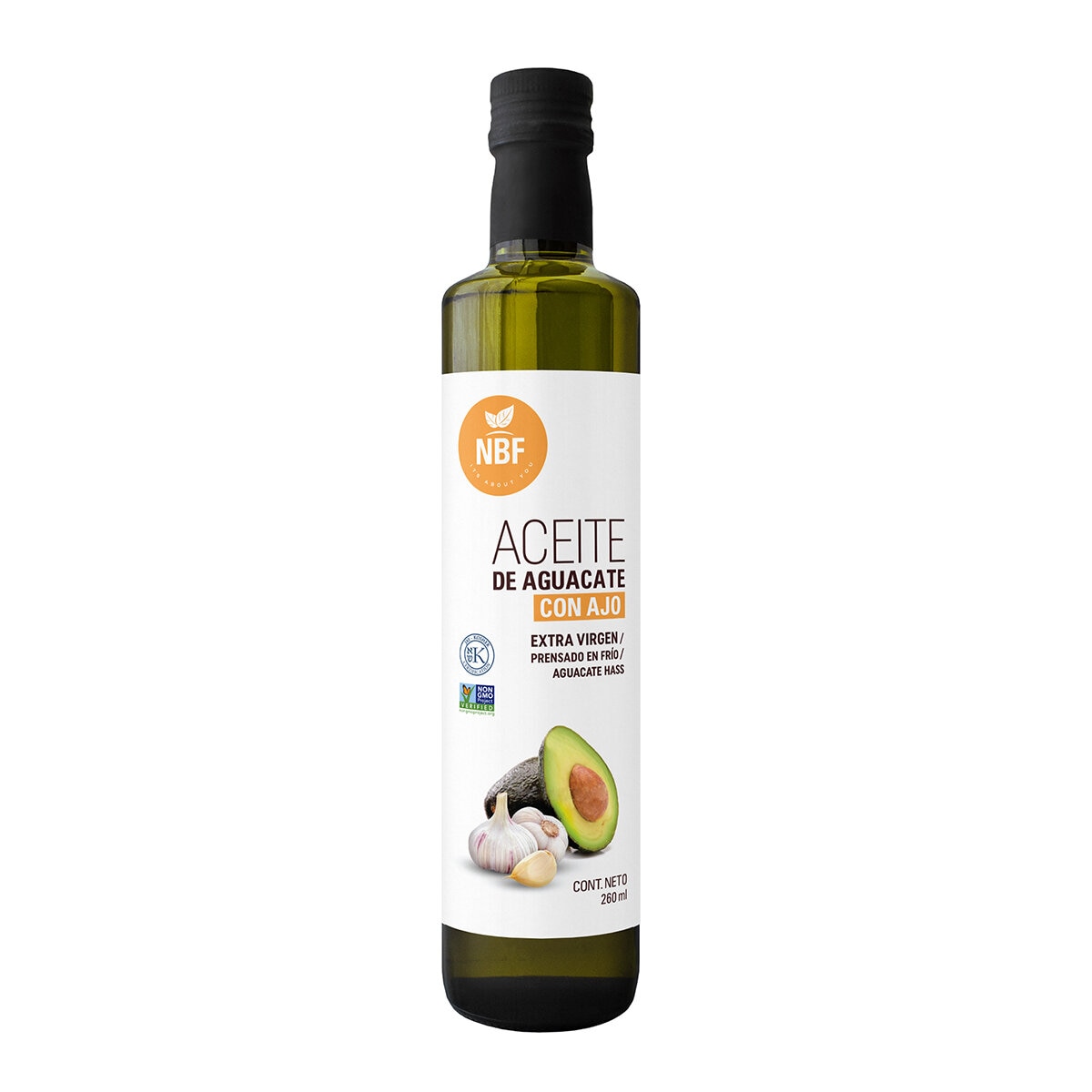 NBF Aceite Extra Virgen de Aguacate 3 pzs de 260 ml