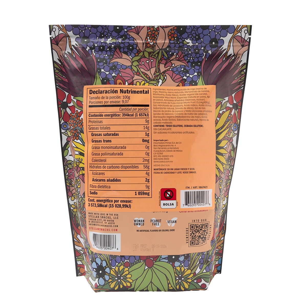 Stellar Trenzas de Pretzel Sazonadas con Mantequilla 907 g Stellar Trenzas de Pretzel Sazonadas con Mantequilla 907 g