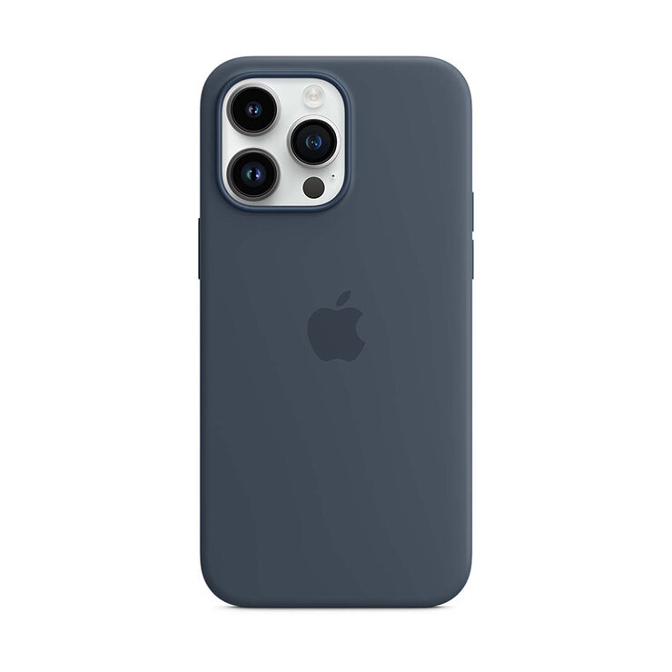 Apple Funda de Silicón con MagSafe para el iPhone 14 Pro Max Azul Tormenta