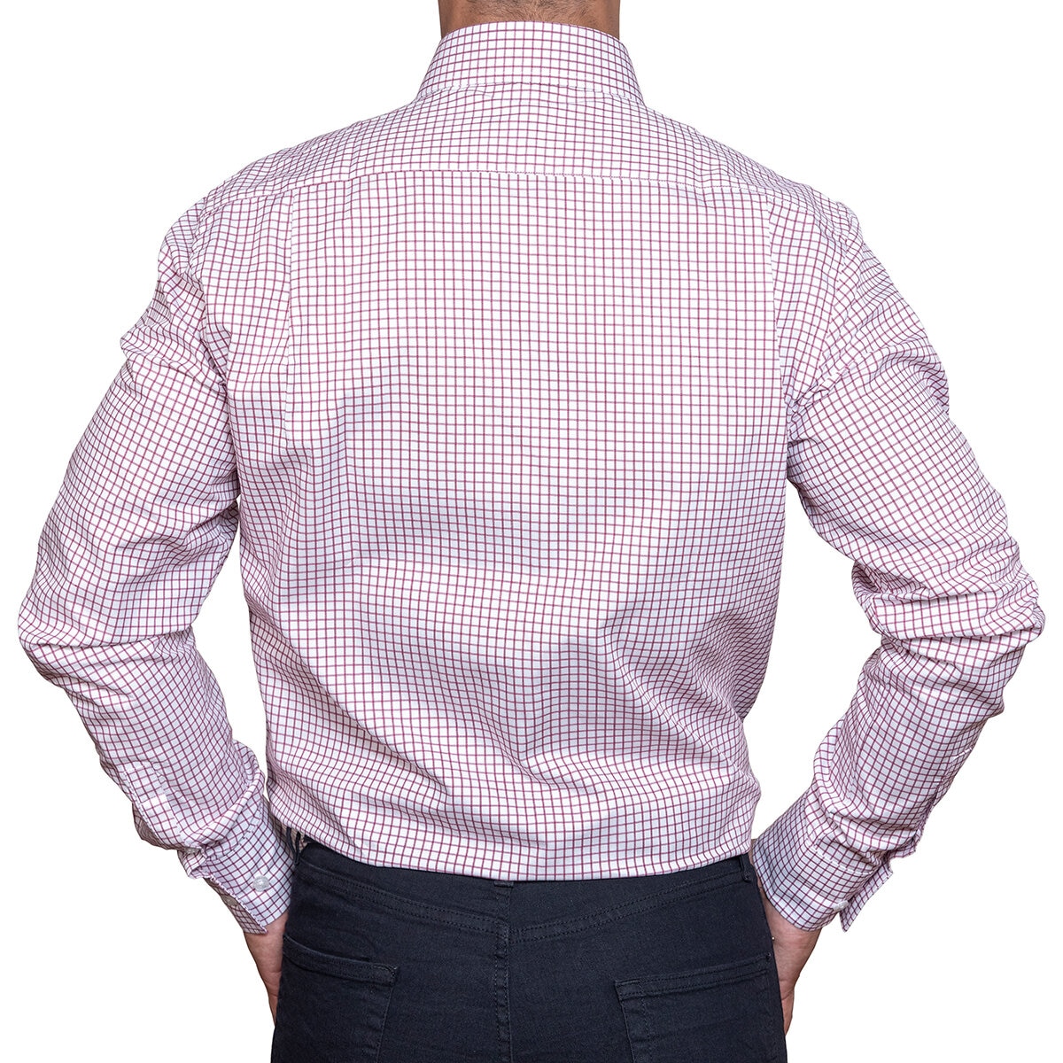 Nautica Camisa para Caballero Rojo Cuello 16 Manga 32/33