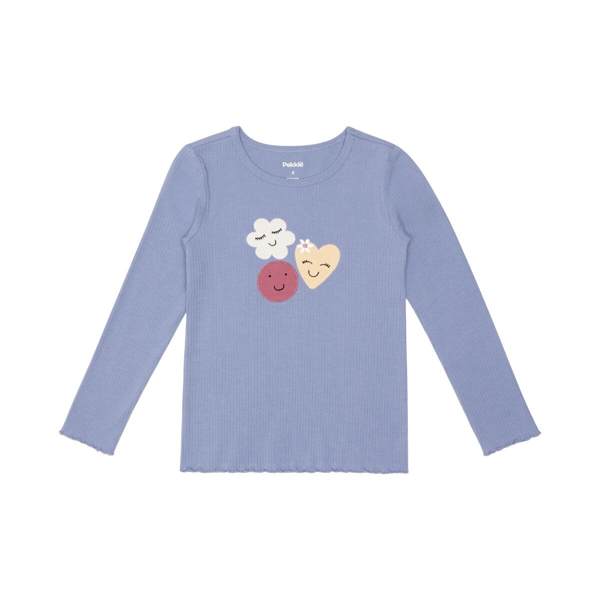 Pekkle Playera para Niñas 3 piezas Azul 4 Años Pekkle Playera para Niñas 3 piezas Azul 4 Años