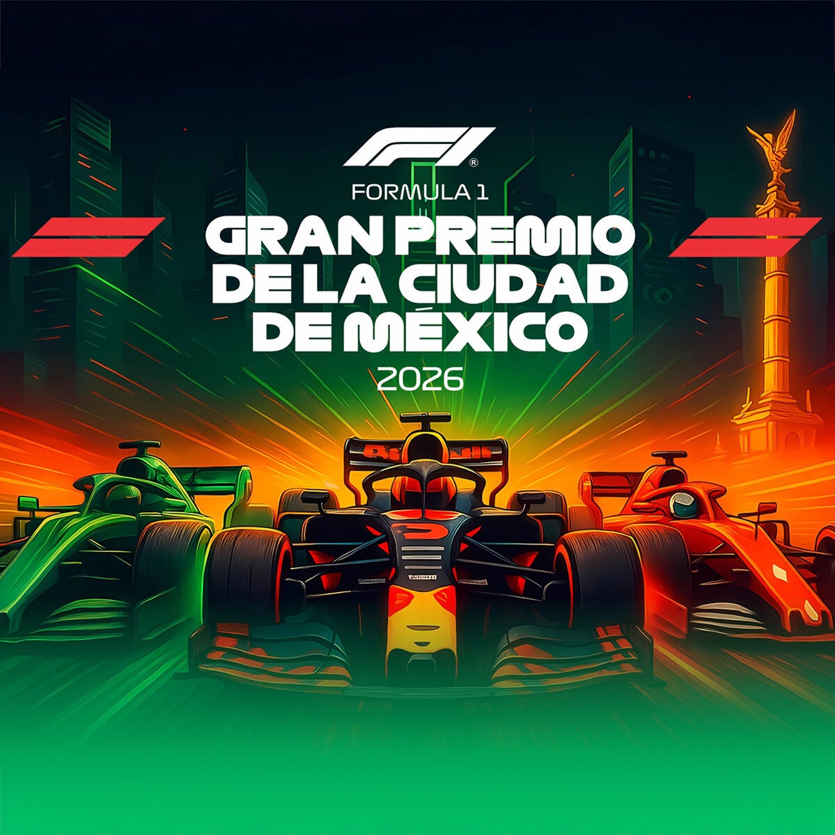 Paquete Fórmula 1 Gran Premio de México: Boleto de entrada para 2 personas al Gran Premio de México del 30 de octubre al 1 de noviembre 2026