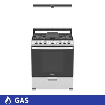 Mabe Estufa de Gas de Piso 76 cm con Air Fry con 6 Quemadores
