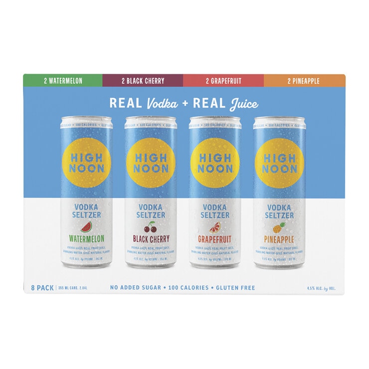 Hard Seltzer High Noon Sin Azúcar 8/355 ml Hard Seltzer High Noon Sin Azúcar 8/355 ml