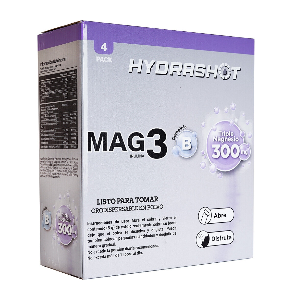 Hydrashot Mag3 60 Sobres Hydrashot Mag3 60 Sobres