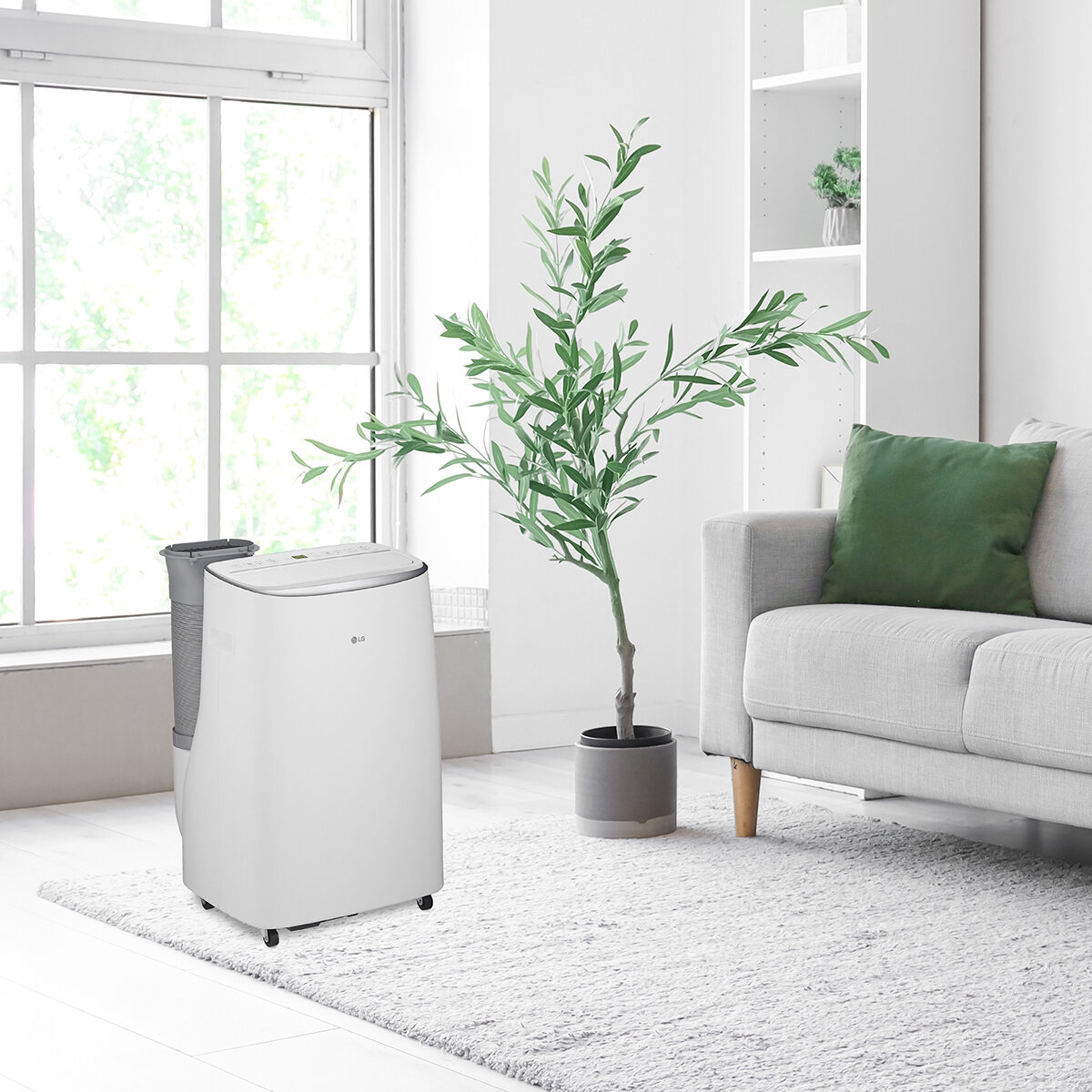 LG Aire Acondicionado Portátil Inverter con Wi-Fi, Solo Enfriamiento, 12,000 BTU, 115V