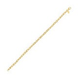 Pulsera de Eslabones, Oro Amarillo de 14K Pulsera de Eslabones, Oro Amarillo de 14K