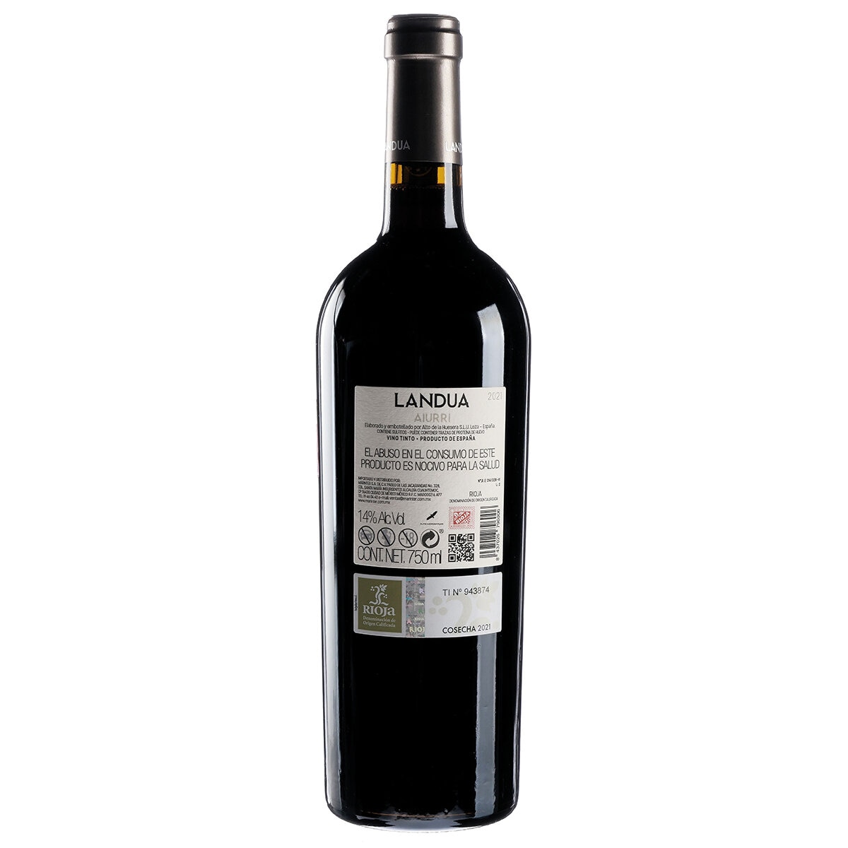 Vino Tinto Aiurri Landua 750 ml Vino Tinto Aiurri Landua 750 ml