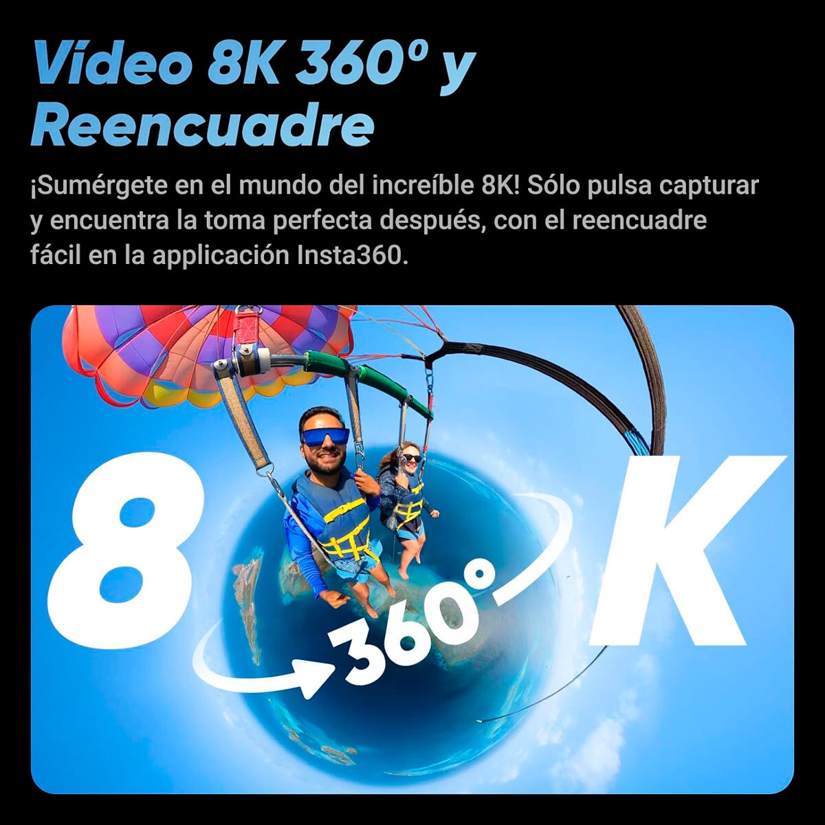 Insta360 Cámara de Acción Explorer Combo