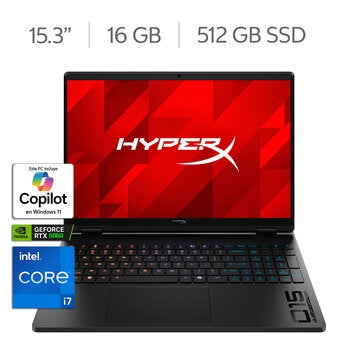 HP HyperX Omen Laptop Gaming 15-ga0001la 15.3" 2K GeForce RTX 5060 Intel Core i7-14650HX 16GB 512GB SSD HP HyperX Omen Laptop Gaming 15-ga0001la 15.3" 2K GeForce RTX 5060 Intel Core i7-14650HX 16GB 512GB SSD