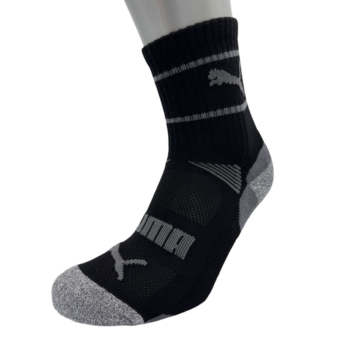 Puma Calcetines para Dama 6 piezas Negro