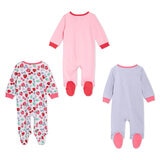 Koala Kids Mameluco 3 piezas para Bebé Cerezas 6 Meses Koala Kids Mameluco 3 piezas para Bebé Cerezas 6 Meses