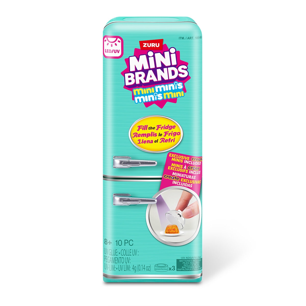 Zuru Mini Brands, Llena el Refri juego con 3 Capsulas Sorpresa