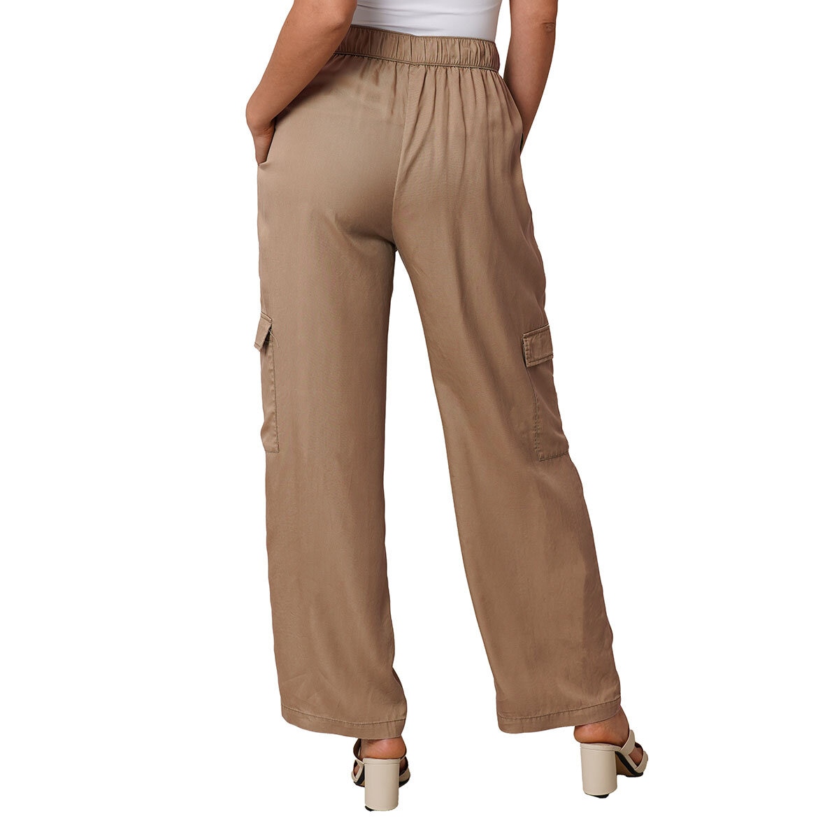 Cyrus Pantalones para Dama Café EE Grande
