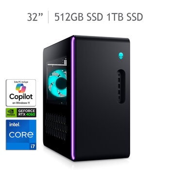 DELL Alienware Gaming Aurora R16 Desktop Tower Intel Core i7 32GB 512GB SSD + 1TB HDD