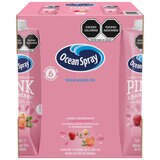 Ocean Spray Pink Jugo de Arándanos Rosados, Blancos y Rojos 6 pzas de 1 l